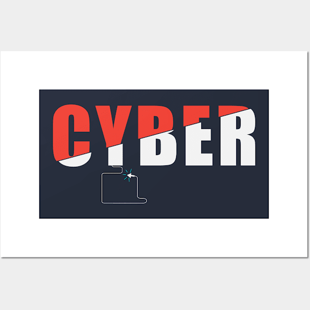 cyber monday Wall Art by Teeeshirt